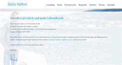 Desktop Screenshot of alainsutter.ch