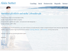 Tablet Screenshot of alainsutter.ch
